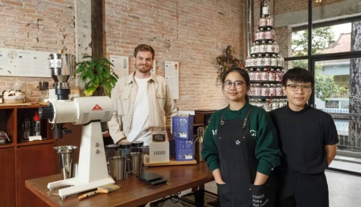 "Vietnam is one of the very few countries in the world that both produces incredible beans and has a rich culture around its coffee, and that makes it ripe for the global stage," said Lacaph managing partner Timen Swijtink, left. "We're exporting the coffee and the culture." (Photos by Mervin Lee)